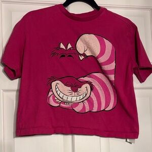 Disney Cheshire Cat Women's Cropped Tee